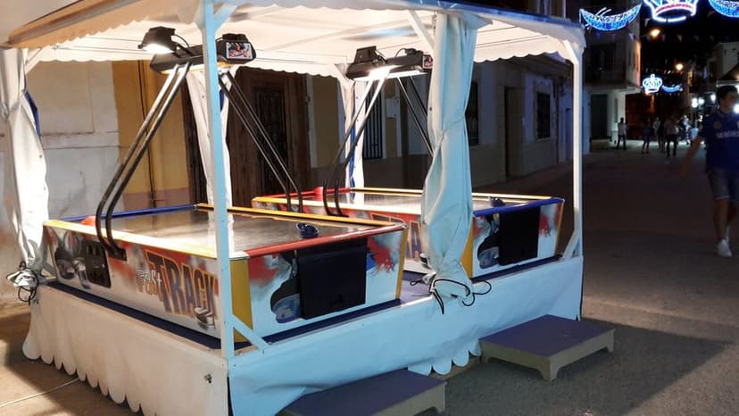 Remolques con maquinas de aire