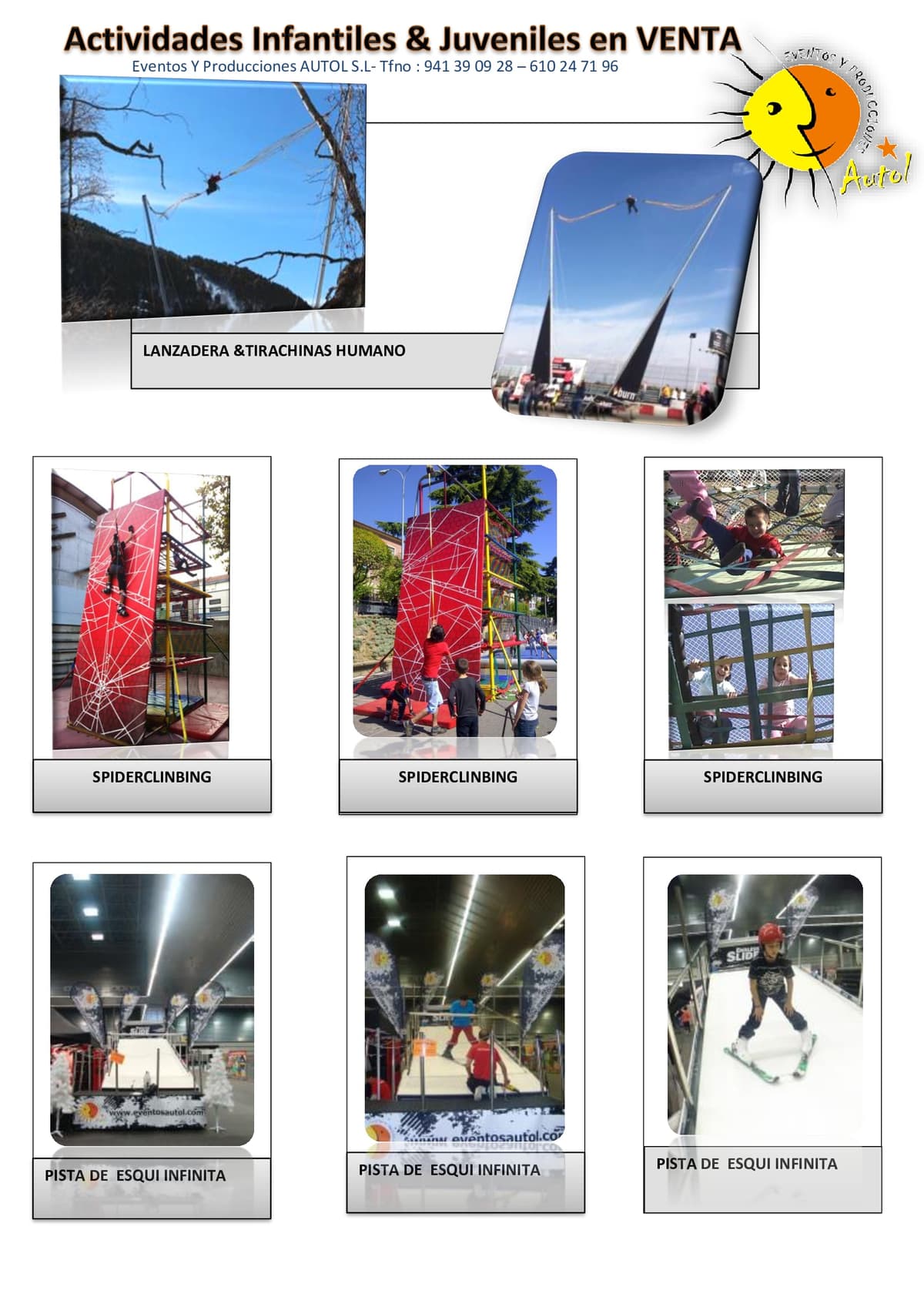 CATALOGO DE VENTA DE ATRACCIONES - 1